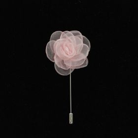 Nylon Flower Lapel Pin