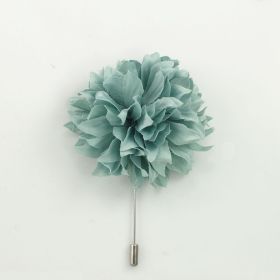 Sage Color Flower Lapel Pin