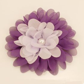 Two Tone Chiffon Flower