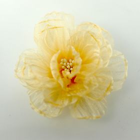 Yellow flower brooch