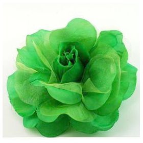 Green Fabric Flower