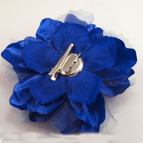 Navy Blue fabric flower