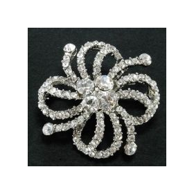 Rhinestone brooch