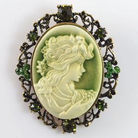 Cameo brooches