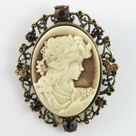Cameo brooches