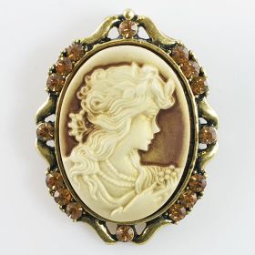 Cameo brooches