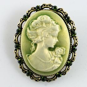 Cameo brooches