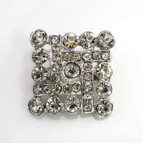 small square brooch