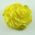 Yellow soft flower pin