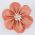 Wrinkle Flower Pin