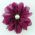 Artificial flower pin brooch