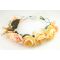 Orange flower wreath