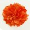 Orange flwoer pin