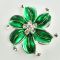 Green Epoxy Brooch