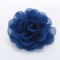 Navy Blue Chiffon Flwer pin