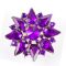Flower brooches