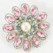 Floral brooches