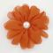 Fabric flower pin