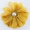 Fabric flower pin