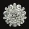 Crystal Wedding Brooch