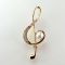 Music Note Brooch