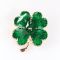 Green Leaf Brooch