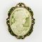 Cameo brooches