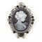 Cameo brooches